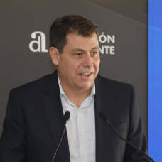 El presidente de CEV Alicante, César Quintanilla, en una imagen de archivo.