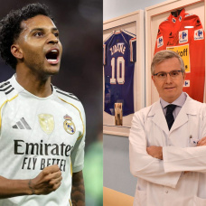 Rodrygo, operado por el doctor Manuel Leyes.