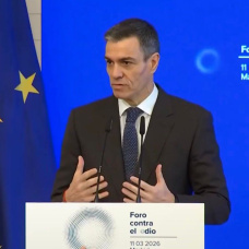 El presidente del Gobierno, Pedro Sánchez