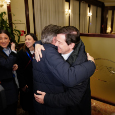 El candidato del PP a la Junta de Castilla y León, Alfonso Fernández Mañueco