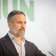 El líder de Vox, Santiago Abascal