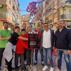 Cervantes de Alaquàs, premio a las fallas más sostenibles de l'Horta Sud.