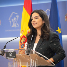 La portavoz de Vox en el Congreso, Pepa Millán
