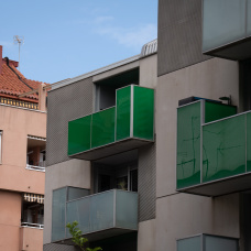 Fachada de un edificio, a 25 de abril de 2023, en Barcelona, Catalunya (España).
Zorrakino / Europa Press
25 ABRIL 2023