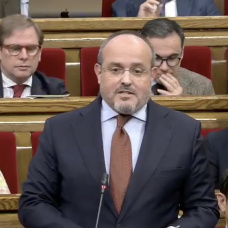 El líder del PP en Cataluña, Alejandro Fernández