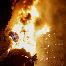 Cremà de la Falla de l'Ajuntament