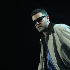Justin Timberlake en un concierto.