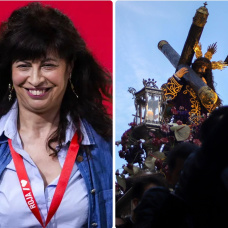 La ministra de Igualdad, Ana Redondo, y la Semana Santa de Sagunto