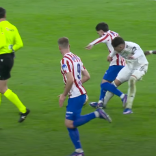 La patada de Valverde a Baena