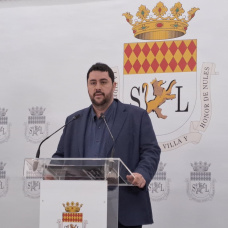 David García, alcalde de Nules, durante su comparecencia.