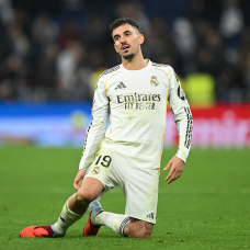 MADRID, SPAIN - FEBRUARY 01: Dani Ceballos of Real Madrid
reacts after the LaLiga EA Sports match between Real Madrid CF and Rayo Vallecano de Madrid at Estadio Santiago Bernabeu on February 01, 2026 in Madrid, Spain. (Photo by Denis Doyle/Getty Images)
