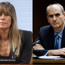 La mujer del presidente del Gobierno, Begoña Gómez, y el empresario Juan Carlos Barrabés.