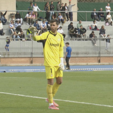 Iván Moreno, portero malagueño del Algeciras