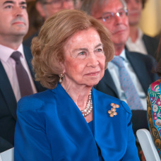 Doña Sofía de España asiste al 'Florida, Cuba y el Caribe en la Revolución Americana".