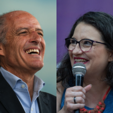 Paco Camps y Mónica Oltra