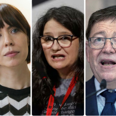 Diana Morant, Mónica Oltra y Ximo Puig