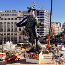 Plantà de la falla municipal de 2026.