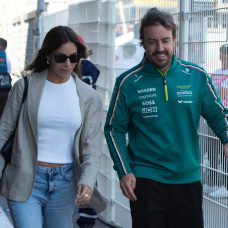 Fernando Alonso y Melissa Jiménez.