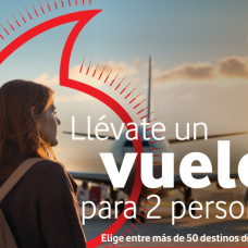 Vodafone regala vuelos promoción nuevos clientes