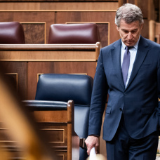 El presidente del PP, Alberto Núñez Feijóo