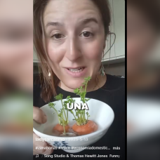 La tiktoker Lady Sarcasmo nos enseña a tener zanahorias infinitas