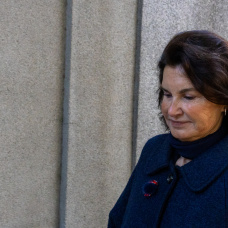 La jefa de la Fiscalía Provincial de Madrid, Pilar Rodríguez, durante la primera jornada del juicio al fiscal general del Estado, Álvaro García Ortiz en el Tribunal Supremo.