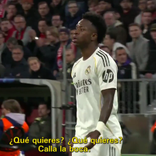 Vinicius enfrenta a Bellingham en pleno partido