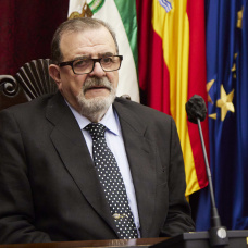 El primer presidente de la Junta de Andalucía, José Rodríguez de la Borbolla.