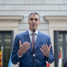 El presidente del Gobierno, Pedro Sánchez