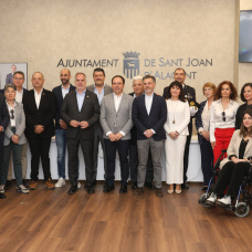 Juanfran Pérez Llorca este lunes en Sant Joan d'Alacant.