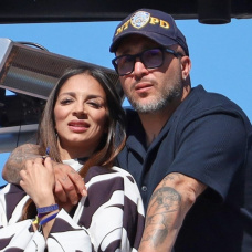Kiko Rivera y Lola García en Sevilla.