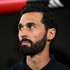 MADRID, SPAIN - APRIL 21: Alvaro Arbeloa, Head Coach of Real Madrid, looks on prior to the LaLiga EA Sports match between Real Madrid CF and Deportivo Alaves at Estadio Santiago Bernabeu on April 21, 2026 in Madrid, Spain. (Photo by Denis Doyle/Getty Images)