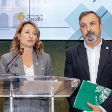 La alcaldesa de Castellón, Begoña Carrasco y el concejal Juan Carlos Redondo
