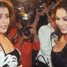 María del Monte e Isabel Pantoja en 1995.