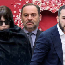 Jéssica Rodríguez, José Luis Ábalos y Víctor de Aldama