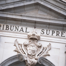 Fachada del Tribunal Supremo.