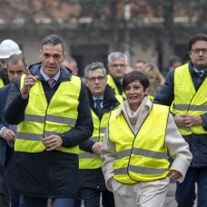 (Foto de ARCHIVO)
El ministro de la Presidencia, Félix Bolaños, el presidente del Gobierno, Pedro Sánchez, la ministra de Vivienda, Isabel Rodríguez.