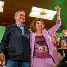 (Foto de ARCHIVO)
La secretaria general del PSOE-A y candidata a la Presidencia de la Junta, María Jesús Montero durante su intervención en el acto público. A 23 de abril del 2026 en Jaén (Andalucía, España). El expresidente del Gobierno José Luis Rodríguez Zapatero se estrenará este jueves en la precampaña de las elecciones andaluzas del próximo 17 de mayo. Lo hará en un acto público en Jaén capital, donde intervendrá con la candidata socialista a la Presidencia de la Junta, María Jesús Montero.

C.G. / Europa Press
23/4/2026