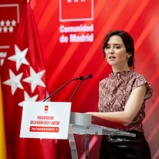 La presidenta de la Comunidad de Madrid, Isabel Díaz Ayuso