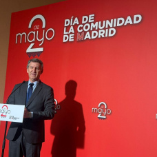 Alberto Núñez Feijóo, en este Dos de Mayo