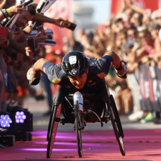 Alex Zanardi, en una prueba paralímpico.