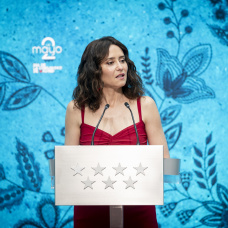 La presidenta de la Comunidad de Madrid, Isabel Díaz Ayuso, este Dos de Mayo