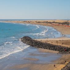 Imagen de una playa en Gran Canaria.