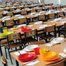 Imagen de un comedor escolar.