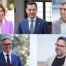 Los candidatos a la presidencia de la Junta de Andalucía para el 17M.