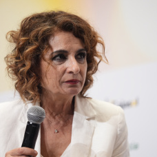 La candidata a la Presidencia de la Junta, María Jesús Montero