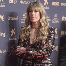 Begoña Gómez en la alfombra roja de la 40º edición de los Premios Goya.