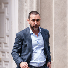 El empresario Víctor de Aldama a su salida del Tribunal Supremo.