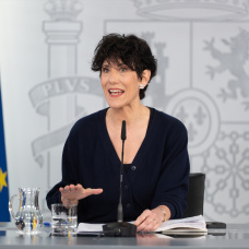La ministra de Inclusión, Seguridad Social y Migraciones y portavoz, Elma Saiz.
