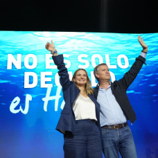Feijóo junto a Marga Prohens